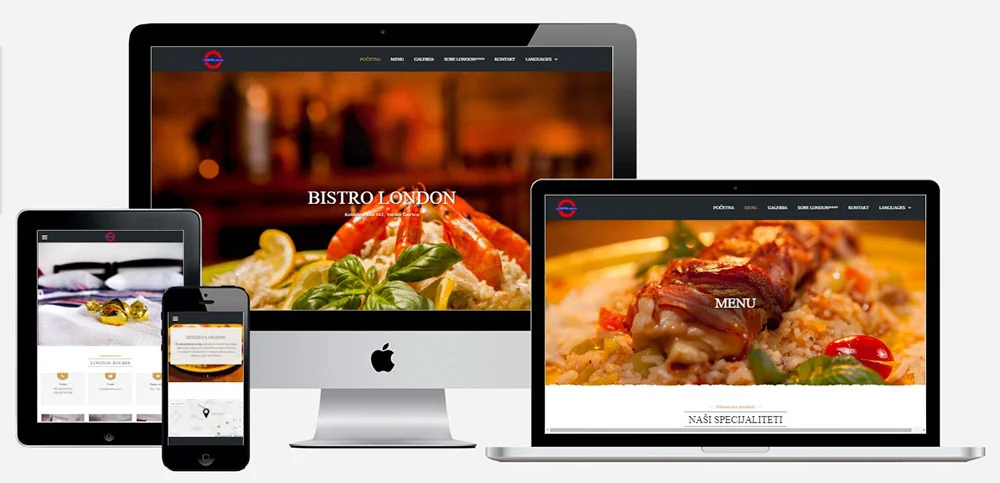 Bistrolondon.hr, Web Design